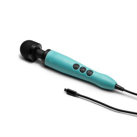 Вибромассажер DOXY3 USB-C Massager TURQUOISE, кабель USB-C, регулируемая интенсивность, компактный SX2452 фото