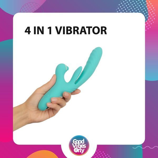 Вибратор-кролик Good Vibes Only - Lisa Thrusting Rabbit Vibrator with G-Spot Stimulator SX3066 фото