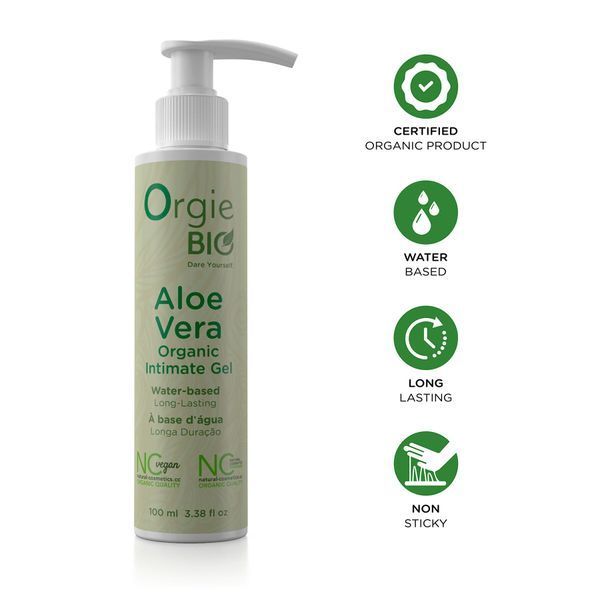 Лубрикант на водній основі Orgie &ndash; Bio Aloe Vera Intimate Gel (100 мл), екстракт алое вера SX1533 фото