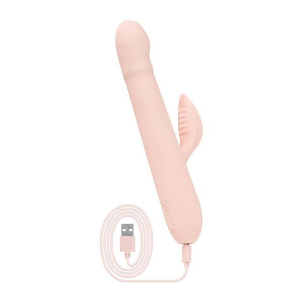 Вибратор-кролик Good Vibes Only - SHAI Thrusting Vibrator Soft Silicone - Pink SX3073 фото