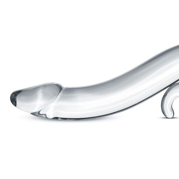Скляний дилдо Gildo Glass Dildo No. 21, реалістична головка SO8891 фото