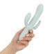 Вібратор-кролик Good Vibes Only - SAGE Triple Stimulation Vibe Soft Silicone - Blue SX3074 фото 7
