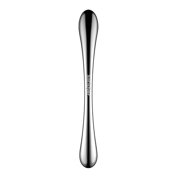Металевий дилдо Satisfyer Cosmic Crest 1, двосторонній, можна нагрівати й охолоджувати SX3251 фото