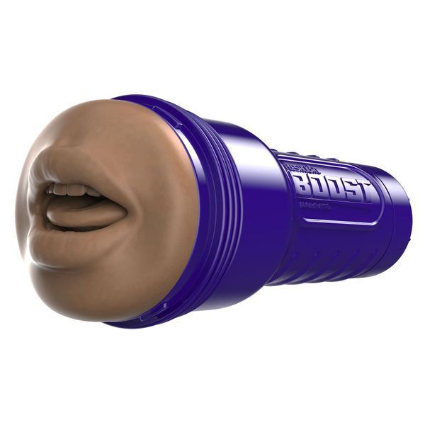 Мастурбатор-ротик Fleshlight Boost Blow Medium Dark Flesh, плаваючі кільця Turbo Tech SX1316 фото