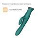 Смарт пульсатор-кролик с вибрацией Zalo Mose 2 Turquoise Green, подогрев до 42&deg;C, кристалл Swarovski SX2687 фото 2