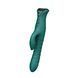 Смарт пульсатор-кролик с вибрацией Zalo Mose 2 Turquoise Green, подогрев до 42&deg;C, кристалл Swarovski SX2687 фото 1