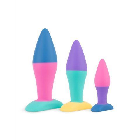 Набір анальних пробок PMV20 Koda &ndash; Butt Plug Set, діаметр 2,9 см, 3,9 см, 5 см SO8897 фото
