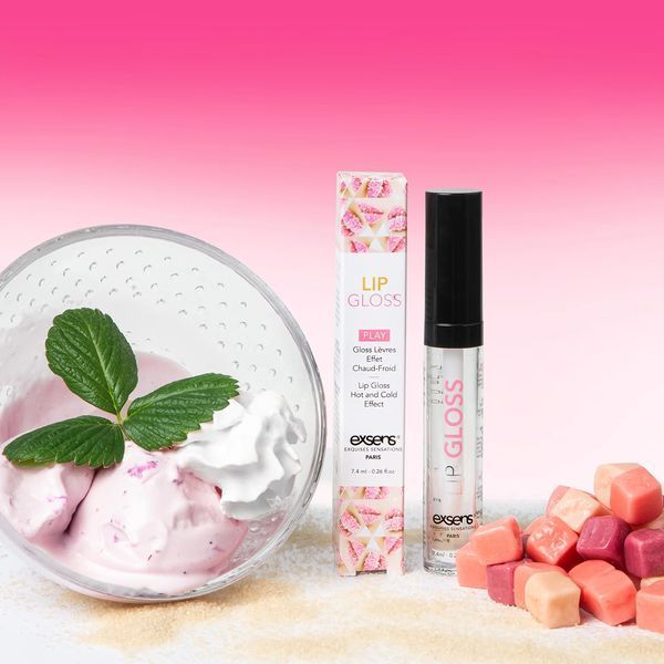 Стимулирующий блеск для губ EXSENS Lip Gloss 7,4 мл, эффект покалывания и холод-тепло SO2362 фото