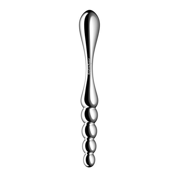 Металевий дилдо Satisfyer Star Force 1, двосторонній, можна нагрівати та охолоджувати SX3256 фото