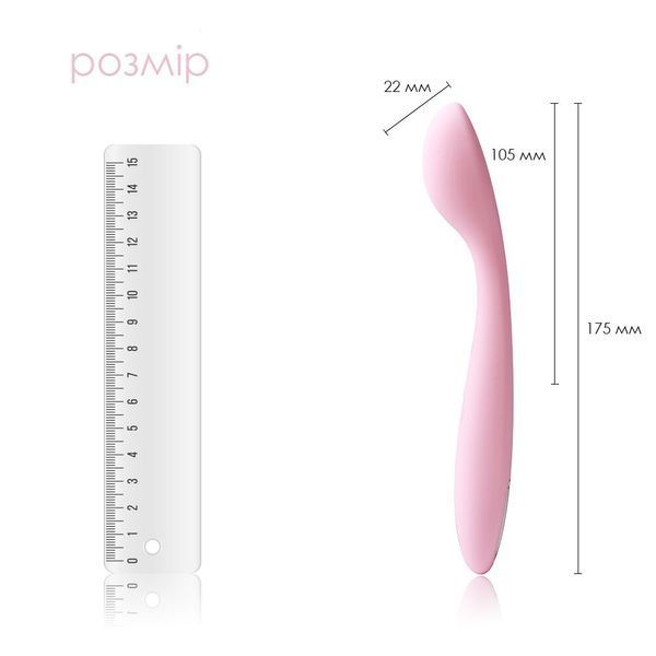 Стимулятор клитора и точки G Svakom Keri Pale Pink SO4832 фото