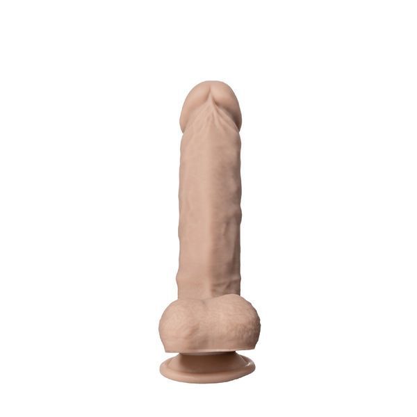 Фалоімітатор SilexD Tomas Real Skin Flesh MODEL 1, реалістичний, на присосці, діаметр 4,9 см SX1288 фото