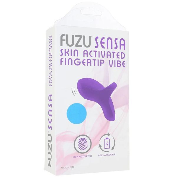 Вібратор на палець FUZU Sensa Skin Activated Fingertip Vibe &ndash; Pastel Blue, сенсорне керування, 8 режимів SX2743 фото