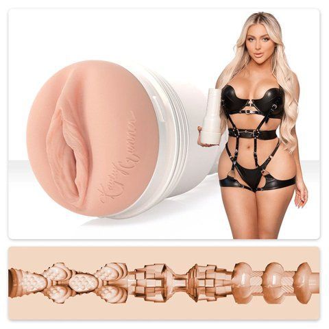 Мастурбатор Fleshlight Girls: Kayley Gunner Fully Loaded, со слепка вульвы модели, очень нежный SX3431 фото