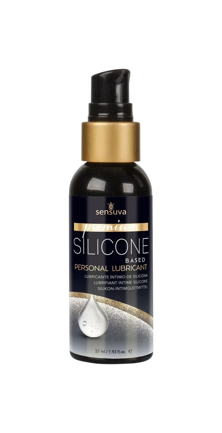 Силиконовая смазка Sensuva Premium Silicone (57 мл), без глицерина, парабенов и ментола — фото