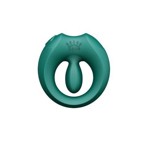 Ерекційне смарт-віброкільце Zalo Apis Turquoise Green, до 4 годин роботи, зарядний кейс SX2690 фото