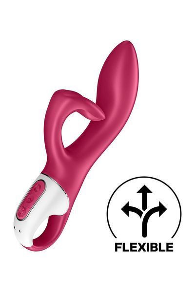 Вібратор-кролик із потрійним відростком Satisfyer Embrace me Berry, 2 мотори, діаметр 3,6 см SO6285 фото