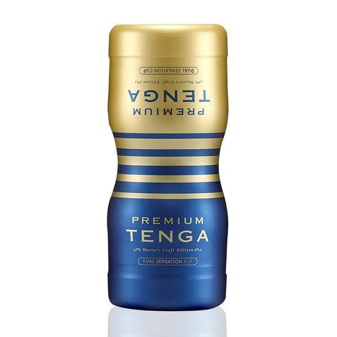 Мастурбатор Tenga Premium Dual Sensation Cup, двосторонній, з двома незалежними каналами SO5109 фото