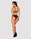 Эротический комплект под латекс со стрепами Obsessive Bagirela 2-pcs set S/M, черный, под леопард, б SO7219 фото 4