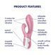 Вибратор-кролик надувной Satisfyer Air Pump Bunny 2 SO8412 фото 4