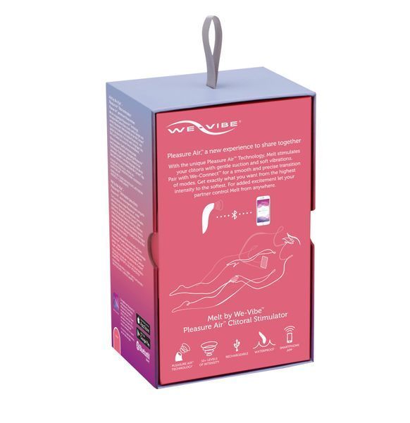 Вакуумный смарт-стимулятор для пар We-Vibe Melt Coral, удобно совмещать с проникающим сексом SO6927 фото
