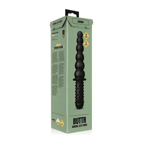 Анальний ланцюжок BUTTR - Akimbo Double Sided Anal Dildo SX2215 фото