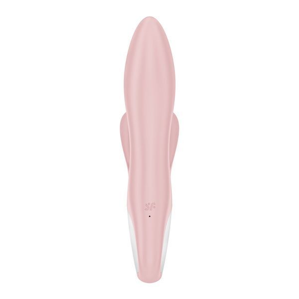 Вібратор-кролик надувний Satisfyer Air Pump Bunny 3, 12 режимів, подвійний відросток SX2173 фото
