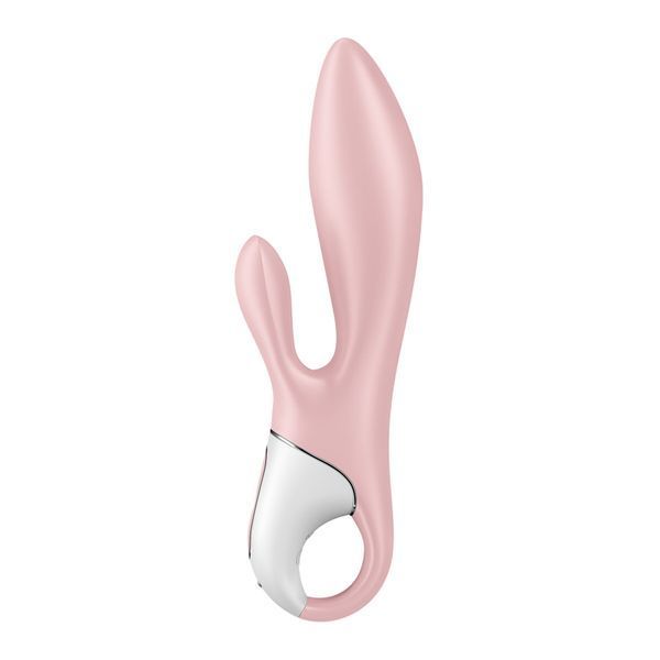 Вібратор-кролик надувний Satisfyer Air Pump Bunny 3, 12 режимів, подвійний відросток SX2173 фото