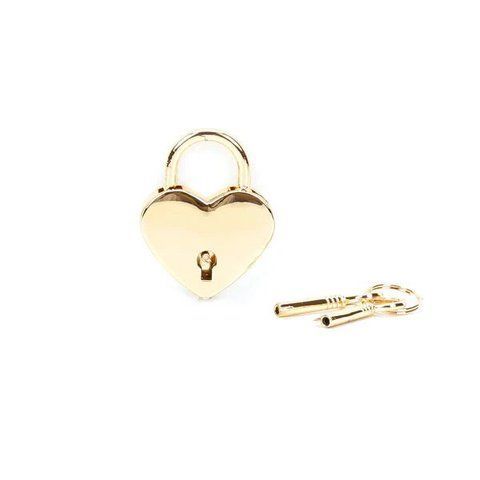 Замочек-сердечко Liebe Seele Heart Shape Padlock Gold (2 шт), универсальный SX1677 фото