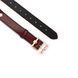 Силиконовый кляп Liebe Seele Wine Red Ball Gag, диаметр шарика 4,3 см, ремень из натуральной кожи SO9450 фото 5