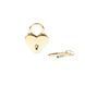 Замочек-сердечко Liebe Seele Heart Shape Padlock Gold (2 шт), универсальный SX1677 фото 1
