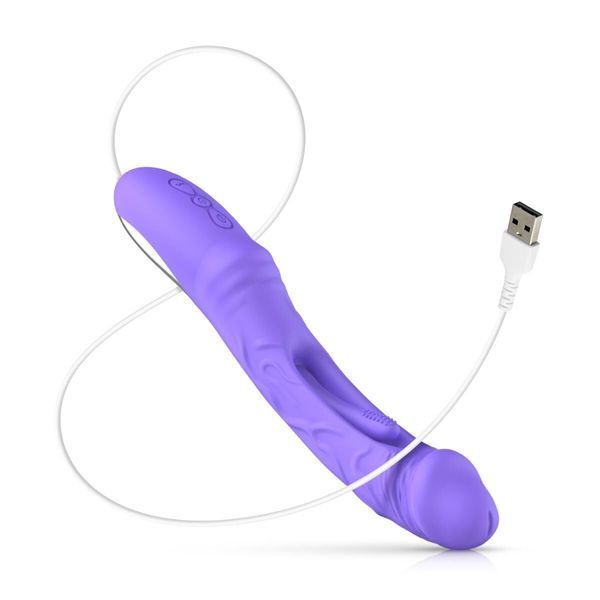 Вибратор Good Vibes Only - Flax Vibrating Dildo with G-Spot Stimulator SX3064 фото