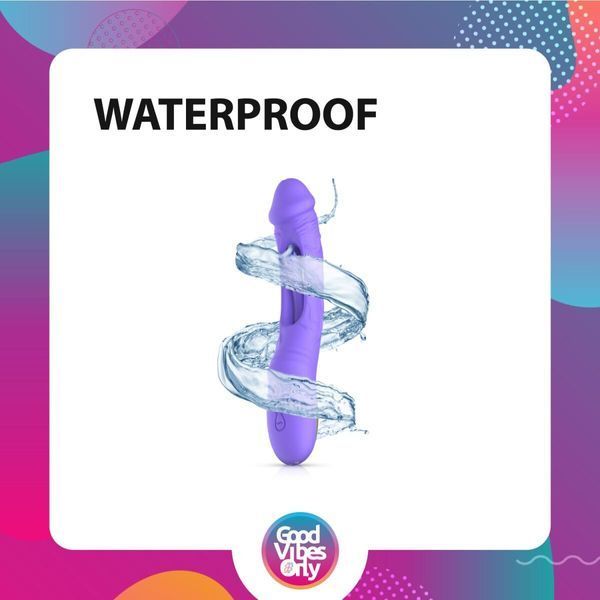 Вибратор Good Vibes Only - Flax Vibrating Dildo with G-Spot Stimulator SX3064 фото