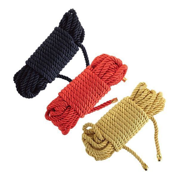 Веревка для шибари LOCKINK SEVANDA Shibari Pratice Rope, красная, 8 м, нейлон+хлопок SX0879 фото