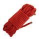Веревка для шибари LOCKINK SEVANDA Shibari Pratice Rope, красная, 8 м, нейлон+хлопок SX0879 фото 1