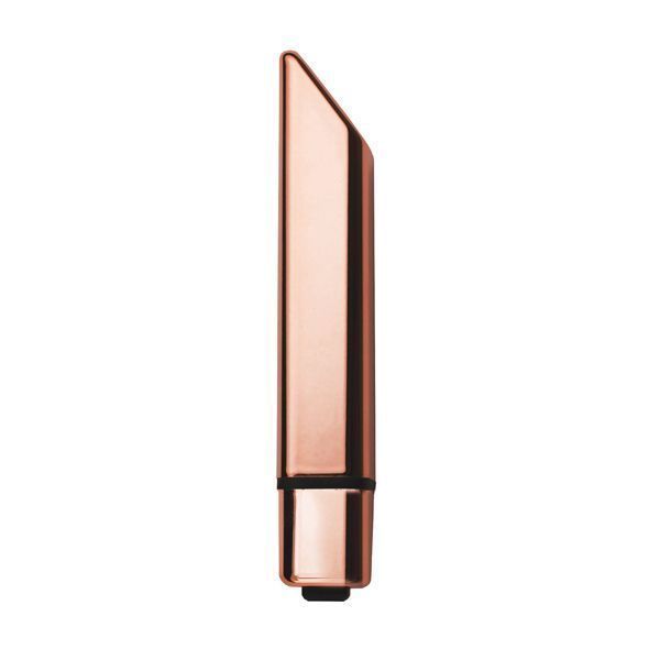 Мощный минивибратор Rocks Off Bamboo Rose Gold, 10 режимов работы, водонепроницаемый 10 фото