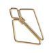Зажимы для сосков с тяжелой подвеской LOCKINK Nipple Clamps with Heavy Pendant, золотистые SX0844 фото 6