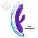 Гибкий вибратор кролик с двумя моторами FeelzToys Lea Rabbit Vibrator Medium Purple SO4431 фото 7