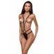 Відкрите боді зі стреп Passion Exclusive MEGGY S/M, black PS27702 фото