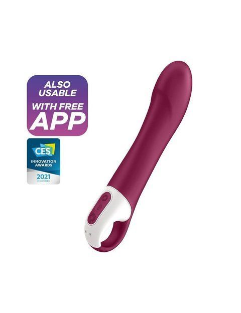 Смарт вибратор точки G Satisfyer Big Heat с функцией подогрева SO6107 фото