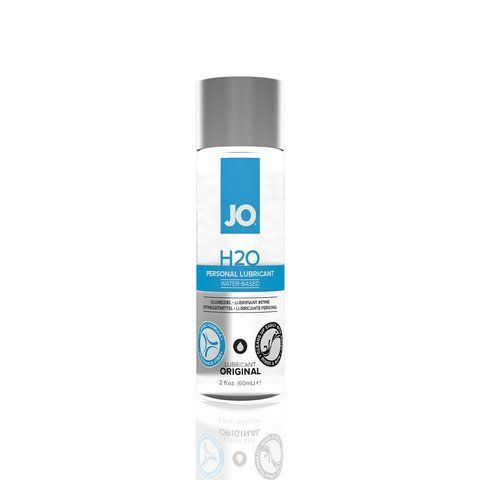Змазка на водній основі JO H2O ORIGINAL (60 мл) оліїста і гладенька, рослинний гліцерин SO1447 фото