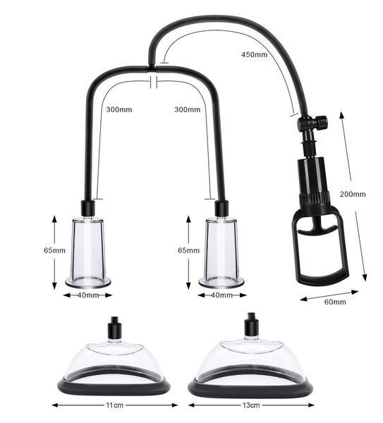 Вакуумна помпа для грудей та сосків Men Powerup Passion Pump SX3005 фото