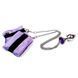 Наручники з металевою анальною пробкою Art of Sex Handcuffs with Metal Anal Plug size M Purple SO6183 фото 3