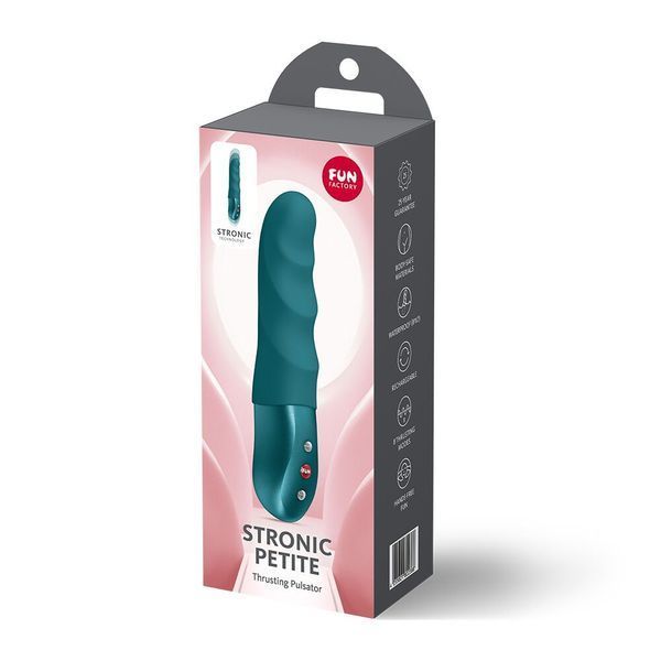 Мини-пульсатор Fun Factory STRONIC PETITE Bottle Green, 8 режимов, подходит для начинающих SX3283 фото