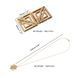 Зажимы для сосков с легкой подвеской LOCKINK Adjustable Nipple Clamps with Light Pendant, золотистые SX0848 фото 8