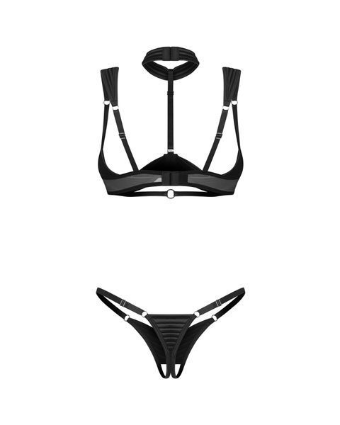 Комплект Obsessive Roccele 2-pcs crotchless set S/M SX3617 фото
