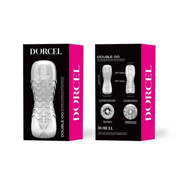 Мастурбатор Dorcel Double OO, двосторонній, два рельєфи MD0857 фото