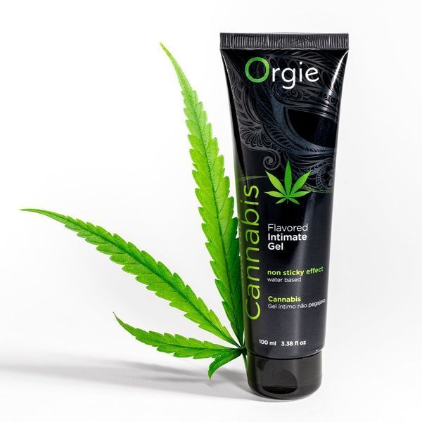 Лубрикант на водной основе Orgie Lube Tube Cannabis, 100 мл, съедобный, с маслом семян конопли SX1511 фото