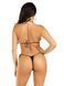 Комплект Leg Avenue Bikini top and thong panty, One Size, чорний, зі стразами, м&rsquo;який ліф та стрінги SX1072 фото 4