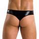 Мужские стринги Passion 033 THONG PAUL XXL/XXXL Black, под латекс SO7572 фото 2