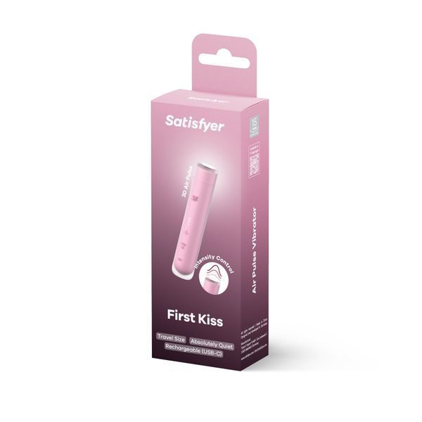 Вакуумный стимулятор Satisfyer First Kiss, технология 3D Air Pulse (повреждена упаковка!!!) SX2164-R фото